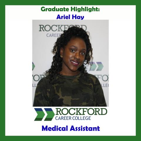We Proudly Present Medical Assistant Graduate Ariel Hay