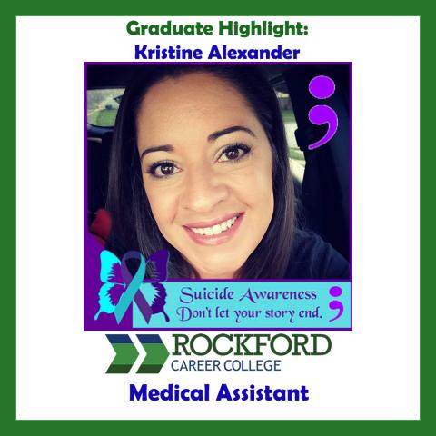 We Proudly Present Medical Assistant Graduate Kristine Alexander